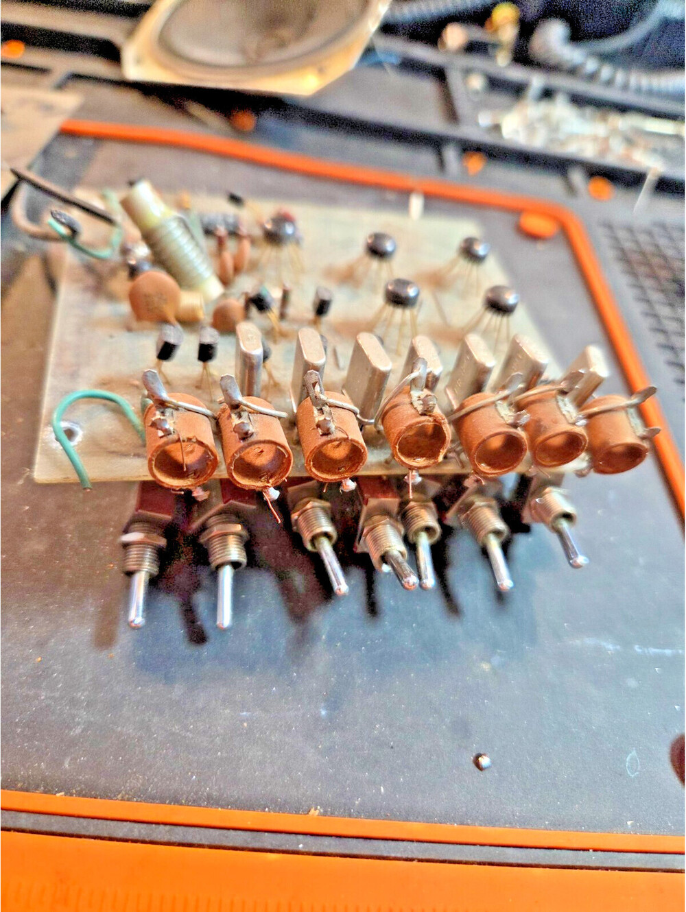 Vintage Kris Inc. 8 Channel Scanner Board w/ Crystals and Lockout switches